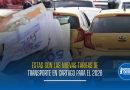 Estas son las nuevas tarifas de transporte en Cartago para el 2026