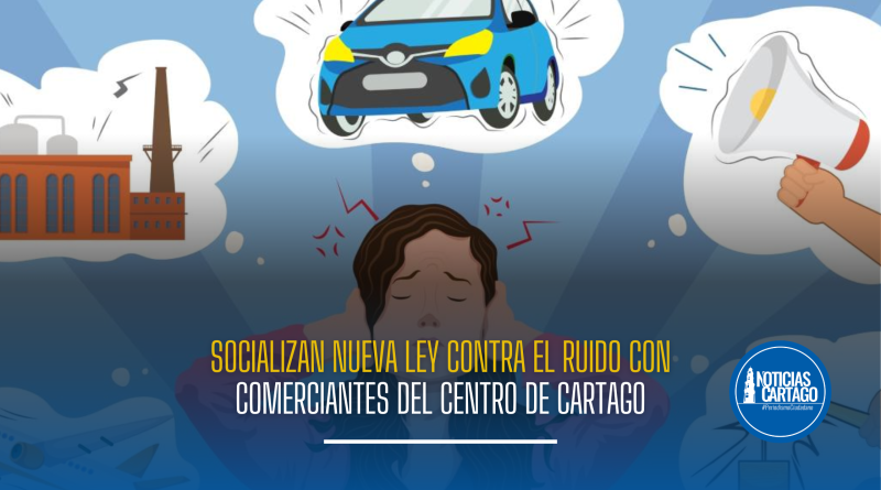 Socializan nueva ley contra el ruido con comerciantes del centro de Cartago