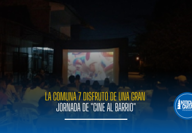La comuna 7 disfrutó de una gran jornada de «Cine al Barrio»