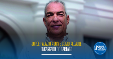 Jorge Palacio asume como Alcalde encargado de Cartago