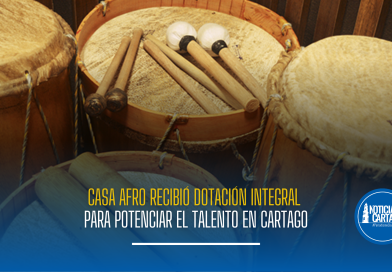 Casa Afro recibió dotación integral para potenciar el talento en Cartago