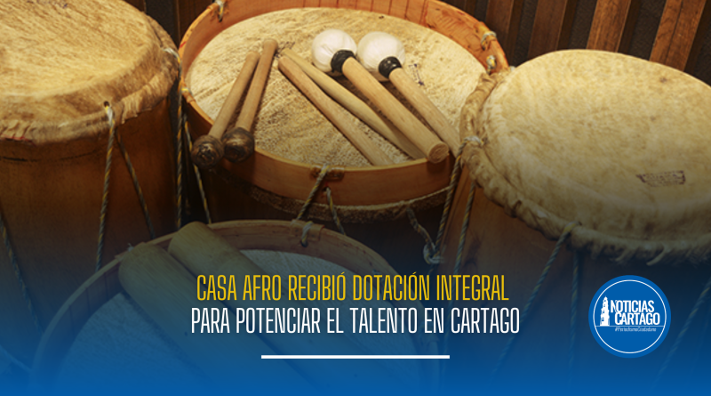 Casa Afro recibió dotación integral para potenciar el talento en Cartago
