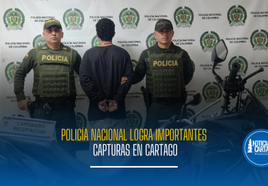 Policía Nacional logra importantes capturas en Cartago