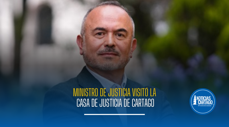 Ministro de Justicia visitó la Casa de Justicia de Cartago