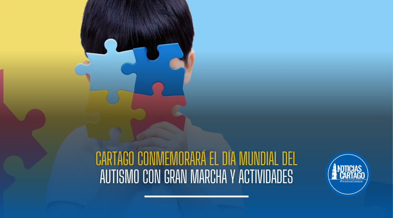 Cartago conmemorará el Día Mundial del Autismo con gran marcha y actividades