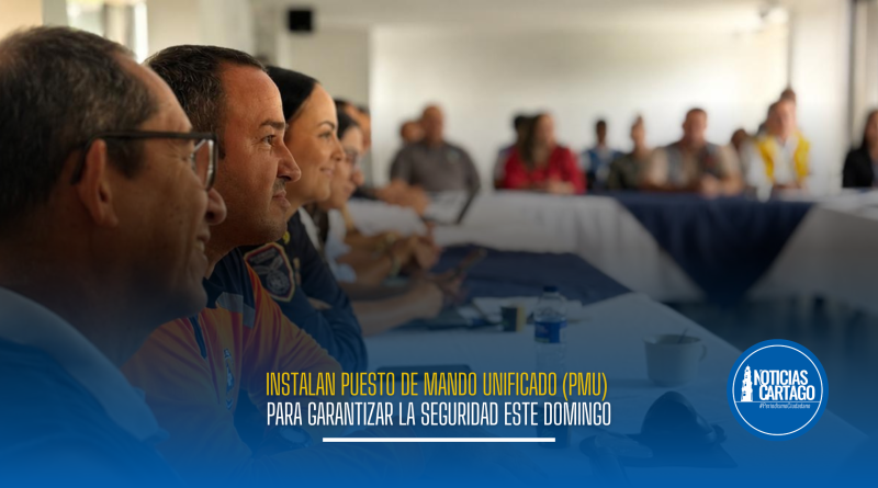 Instalan Puesto de Mando Unificado (PMU) para garantizar la seguridad este domingo