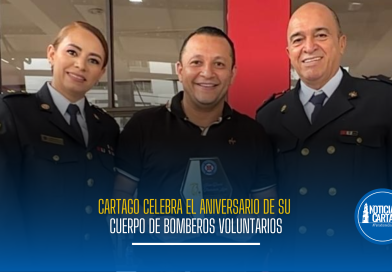 Cartago celebra el aniversario de su Cuerpo de Bomberos Voluntarios