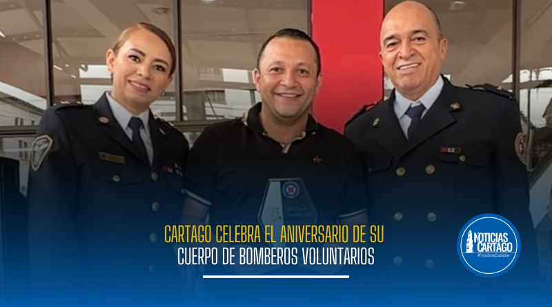 Cartago celebra el aniversario de su Cuerpo de Bomberos Voluntarios