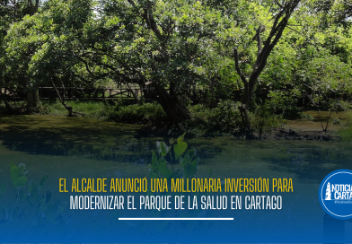 El alcalde anunció una millonaria inversión para modernizar el Parque de la Salud en Cartago