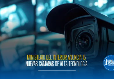 Ministerio del Interior anuncia 15 nuevas cámaras de alta tecnología