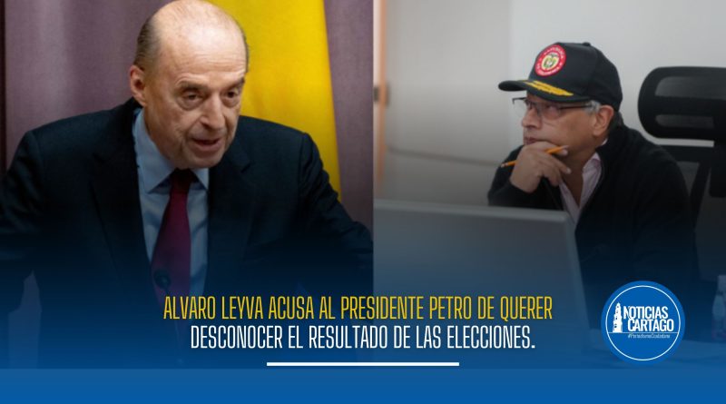 Leyva advierte sobre posible fraude electoral en Colombia 2026