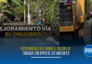 Recuperan vía en el barrio El Crucero de Zaragoza con apoyo de los habitantes