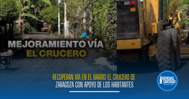 Recuperan vía en el barrio El Crucero de Zaragoza con apoyo de los habitantes