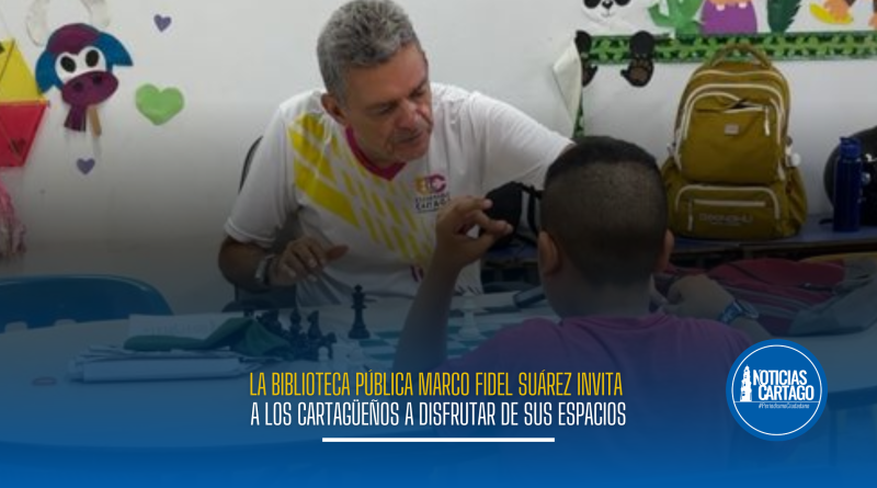La Biblioteca Pública Marco Fidel Suárez invita a los cartagüeños a disfrutar de sus espacios