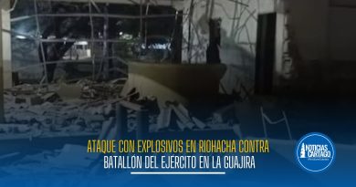 Atentado en la guajira, explosivos impactan base militar en Riohacha.