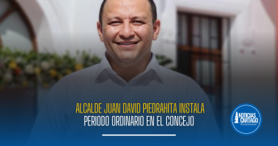 Alcalde Juan David Piedrahíta instala periodo ordinario en el Concejo