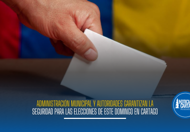 Administración Municipal y autoridades garantizan la seguridad para las elecciones de este domingo en Cartago