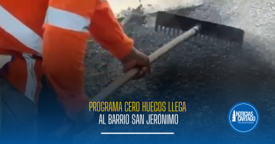 Programa Cero Huecos llega al barrio San Jerónimo