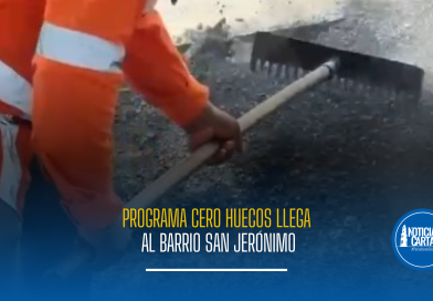 Programa Cero Huecos llega al barrio San Jerónimo