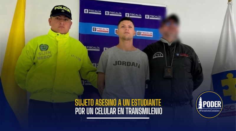 Es enviado a prisión el presunto responsable del asesinato de un estudiante universitario en transmilenio