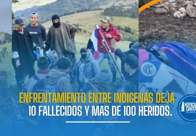Violencia sin control 10 fallecidos y 100 heridos tras enfrentamiento indígena.