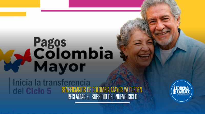 Beneficiarios de Colombia Mayor ya pueden reclamar el subsidio del nuevo ciclo
