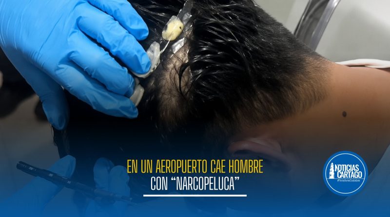 No pasó el control: descubren “narcopeluca” cargada de droga en aeropuerto