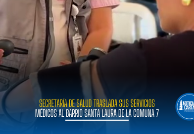 Secretaría de Salud traslada sus servicios médicos al barrio Santa Laura de la comuna 7