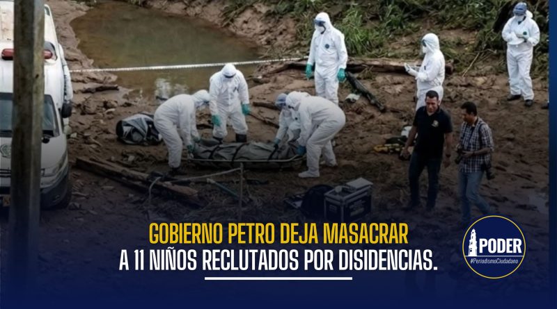 Gobierno Petro en la mira, 11 menores reclutados mueren en masacre en Guaviare