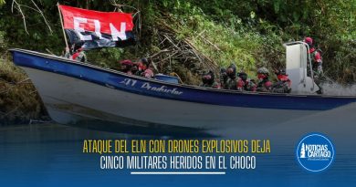 ELN ataca con drones explosivos a uniformados de la armada