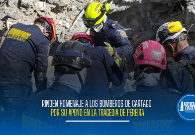 Bomberos Voluntarios despliegan contingente especial para apoyar rescates en Pereira