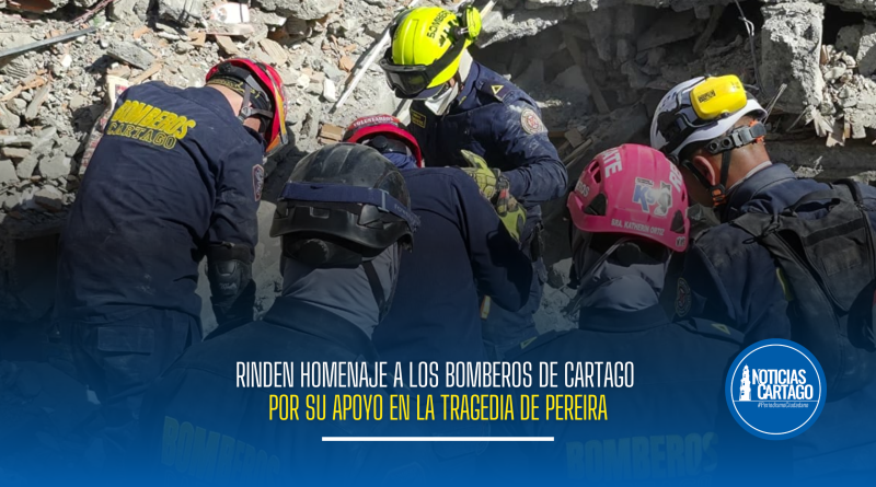 Bomberos Voluntarios despliegan contingente especial para apoyar rescates en Pereira