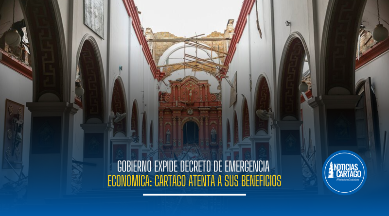 Gobierno expide Decreto de Emergencia Económica