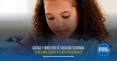 Cartago y Ministerio de Educación coordinan el retorno seguro a clases presenciales