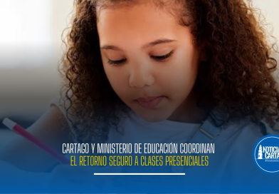 Cartago y Ministerio de Educación coordinan el retorno seguro a clases presenciales