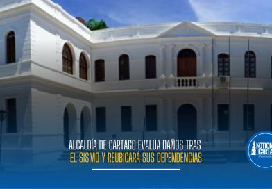 Alcaldía de Cartago evalúa daños tras el sismo y reubicará sus dependencias