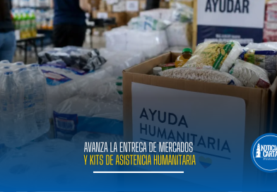 Avanza la entrega de mercados y kits de asistencia humanitaria