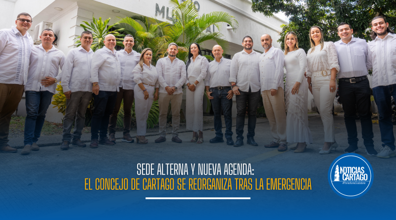 Concejo de Cartago retoma sesiones en sede alterna tras sismo y ajusta su agenda hacia la gestión de la emergencia