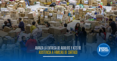 Avanza la entrega de auxilios a familias de Cartago