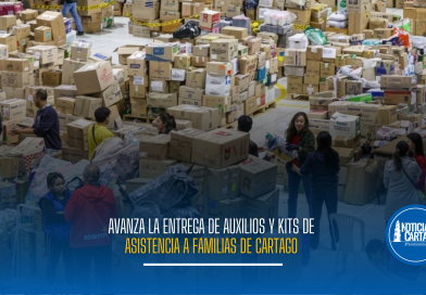Avanza la entrega de auxilios a familias de Cartago