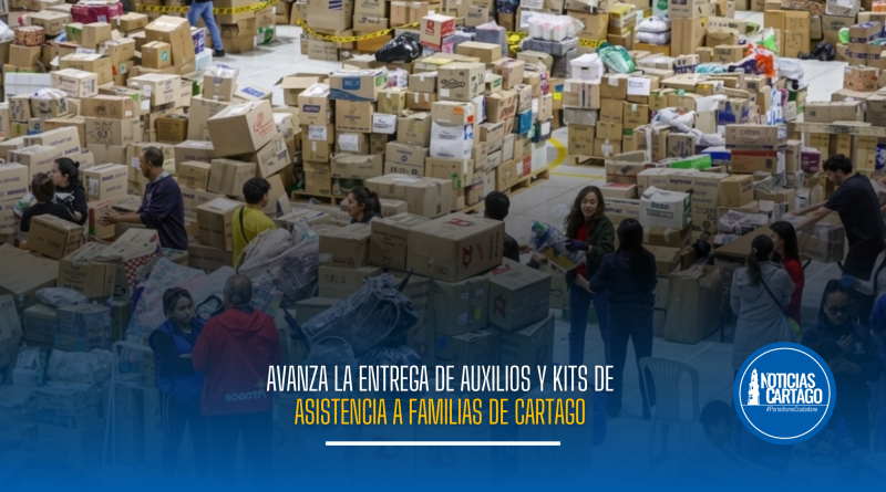 Avanza la entrega de auxilios a familias de Cartago