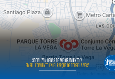 Socializan obras de mejoramiento y embellecimiento en el parque de Torre La Vega