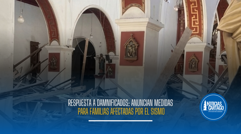Respuesta a damnificados: Anuncian medidas para familias afectadas por el sismo