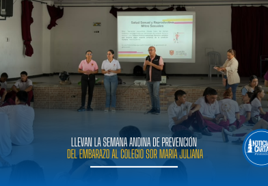 Llevan la Semana Andina de Prevención del Embarazo al colegio Sor María Juliana
