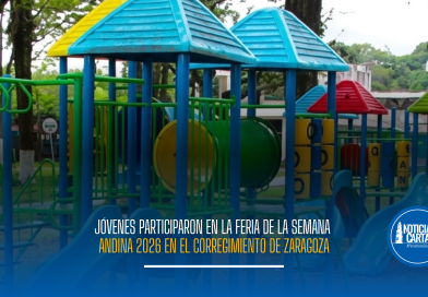 Jóvenes participaron en la feria de la Semana Andina 2026