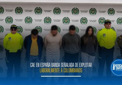 banda explotaba a colombianos en España o colombianos víctimas de explotación laboral en España.