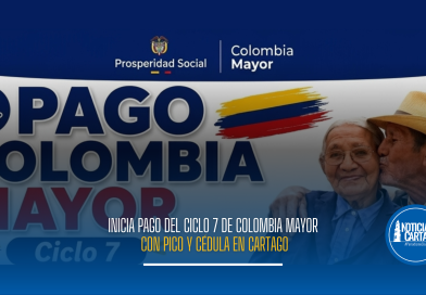 Inicia pago del ciclo 7 de Colombia Mayor con pico y cédula en Cartago