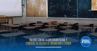 Talleres contra la explotación sexual y comercial en colegios de Cartago por el ESCNNA