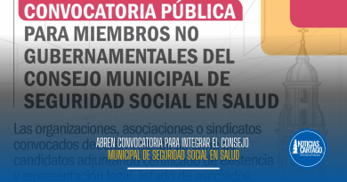 Abren convocatoria para integrar el Consejo Municipal de Seguridad Social en Salud
