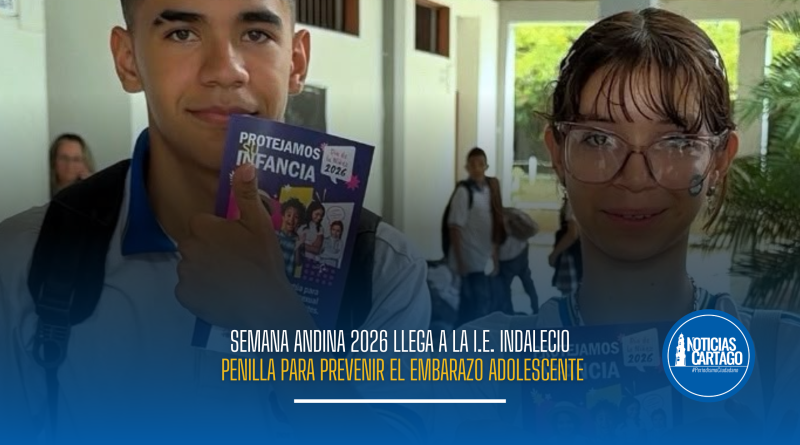 Semana Andina 2026 llega a la I.E. Indalecio Penilla para prevenir el embarazo adolescente